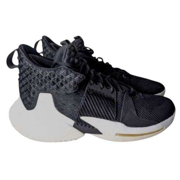 NIKE Air Jordan Why Not Zer0.2 "Black White" Sneakers Size 11.5 - Picture 2 of 8